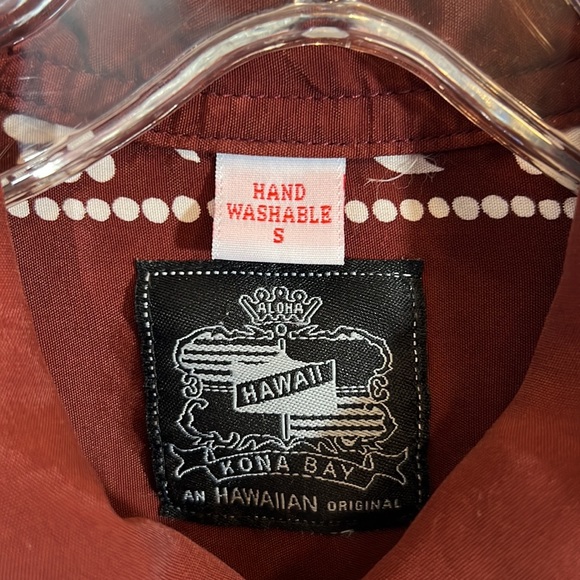 Hawaii Kona Bay button down shirt size small - Picture 10 of 10